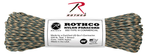 Rothco Nylon Paracord 550 LB (per meter)