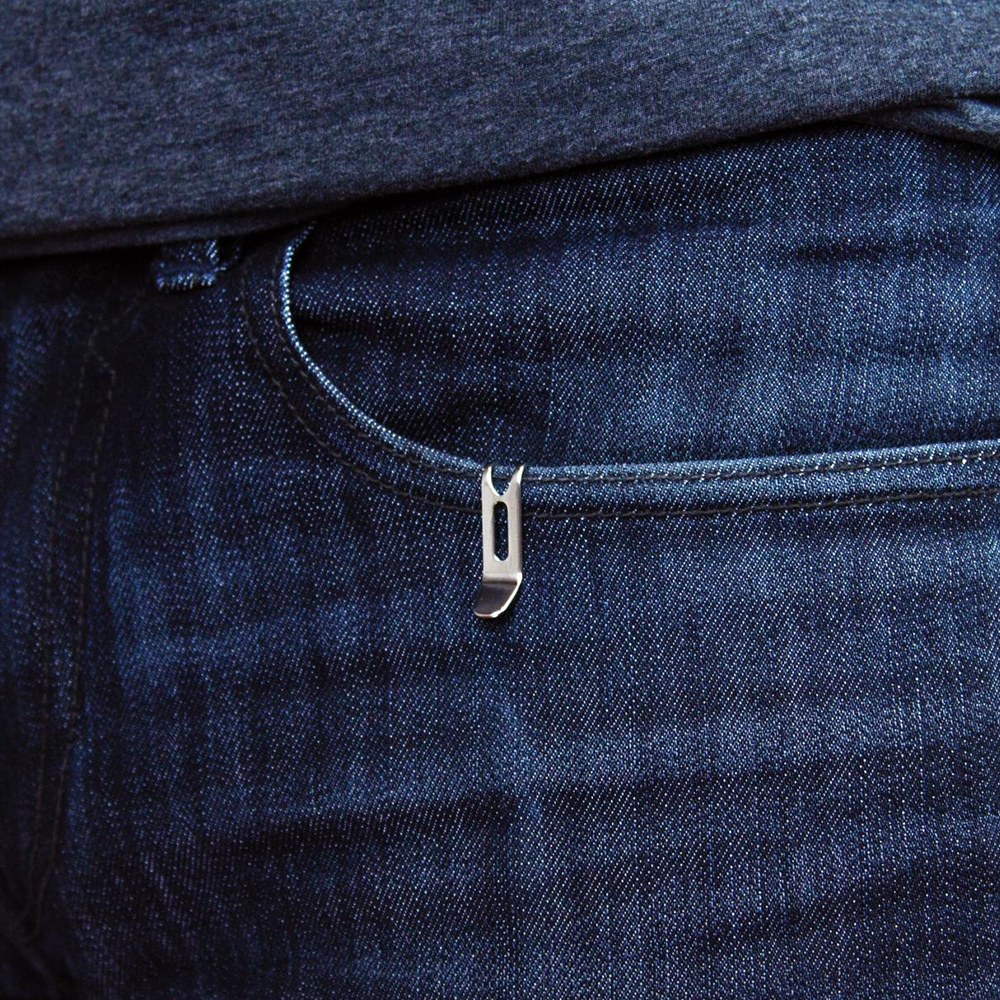 KeySmart Nano Clip Stainless Steel