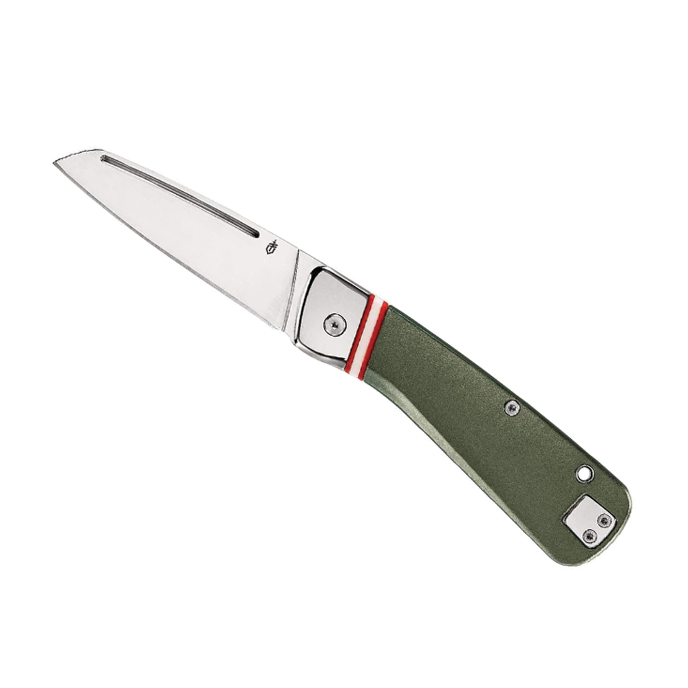 [CLEARANCE] Gerber Straightlace Pocket Clip Knife with Fine Edge Green