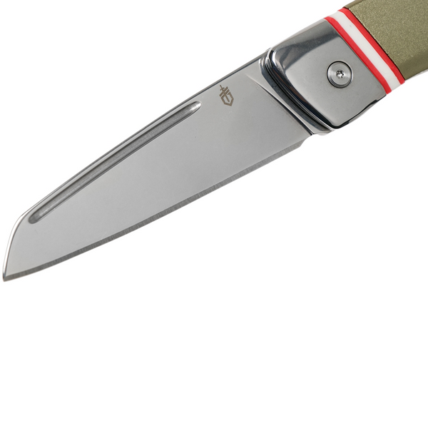Gerber Straightlace Pocket Clip Knife with Fine Edge Green