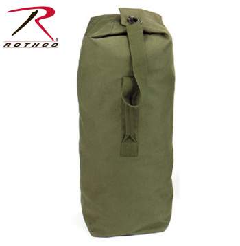 [CLEARANCE] Rothco Heavyweight Top Load Canvas Duffle Bag