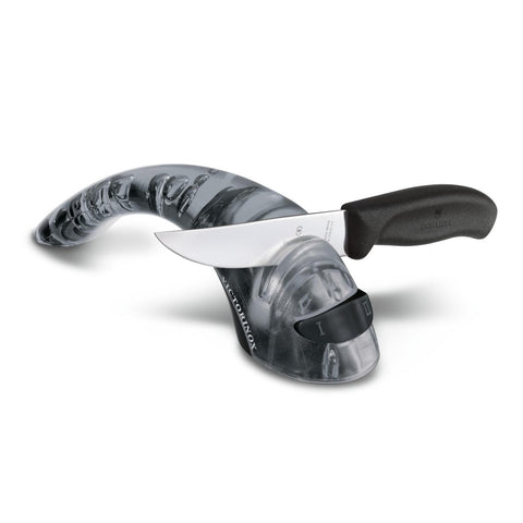 Victorinox Knife Sharpener With Ceramic Rolls Black