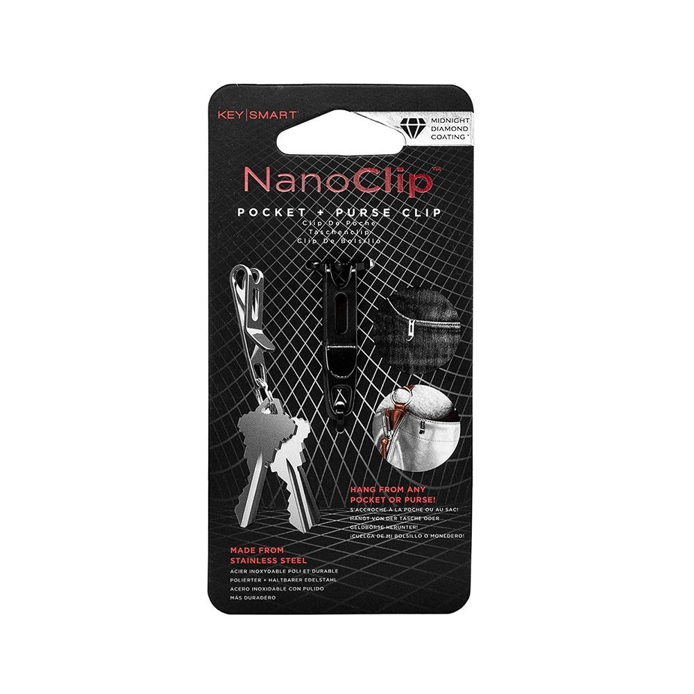 KeySmart Nano Clip Stainless Steel