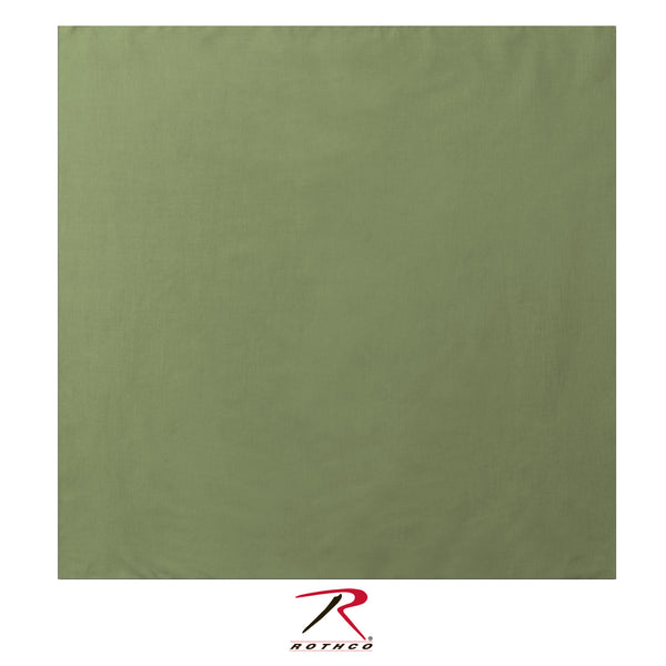 Rothco Solid Color Bandana Olive Drab 22