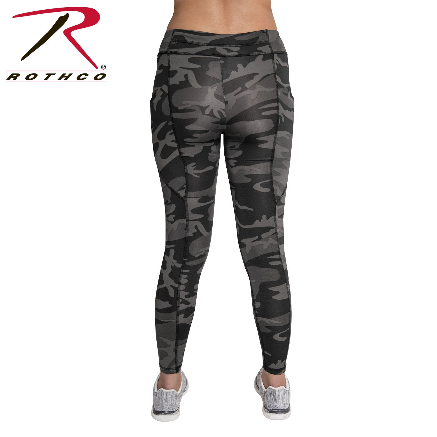 [CLEARANCE] Rothco Womens Workout Performance Camo Leggings With Pockets