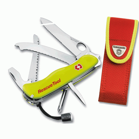 Victorinox Rescue Tool W/Pouch , Yellow