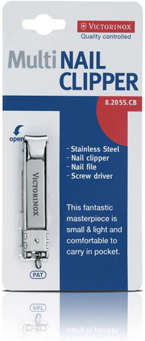 Victorinox Nail Clipper With Naifile, Stainless, Blistered