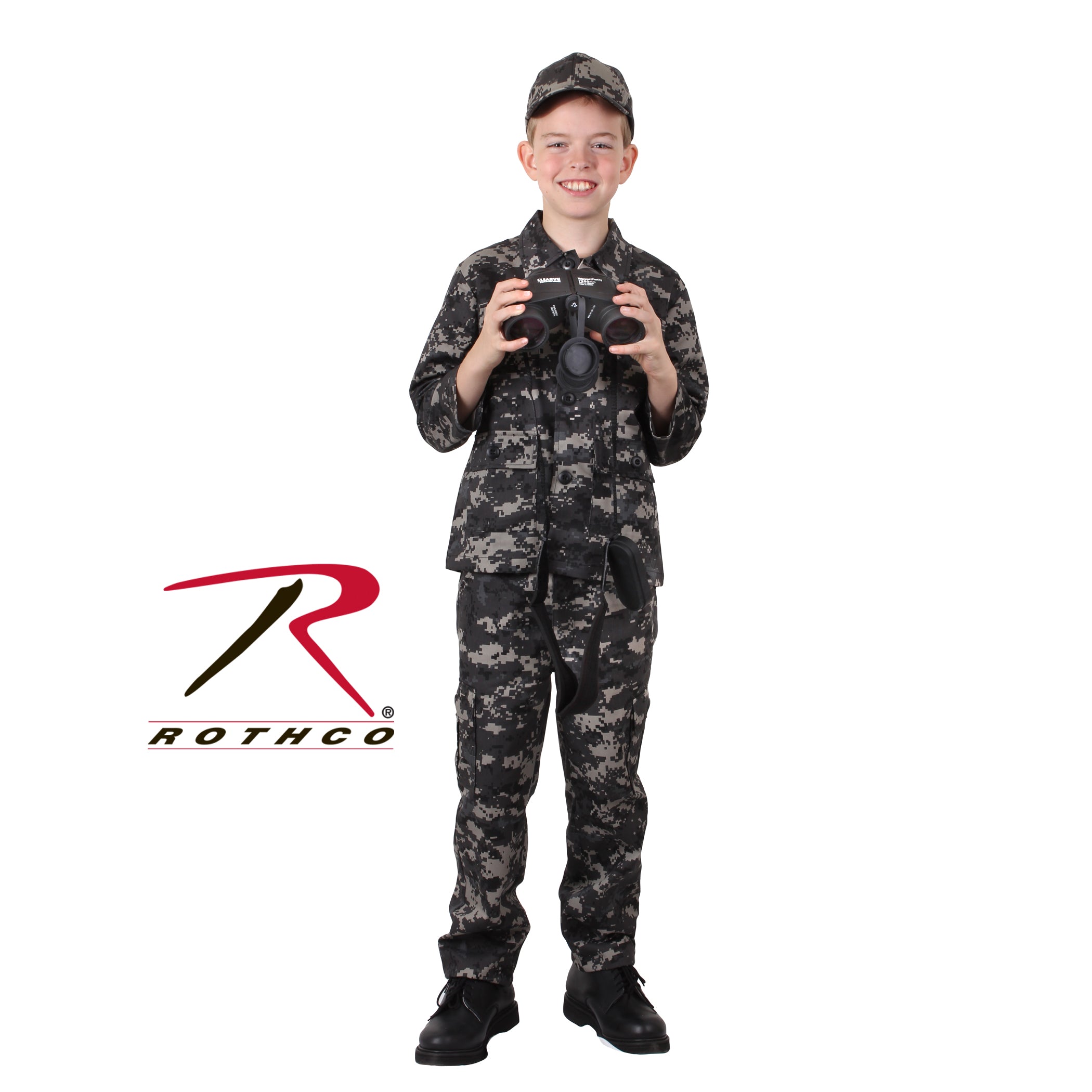Rothco Kids Subdued Urban Digital Camo BDU Shirt