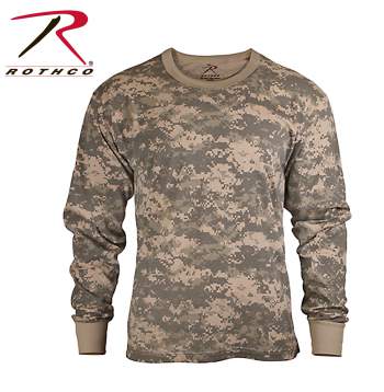 Rothco Kids Long Sleeve Camo T-Shirt