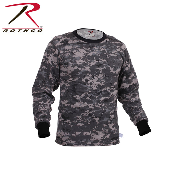 [CLEARANCE] Rothco Long Sleeve Digital Camo T-Shirt