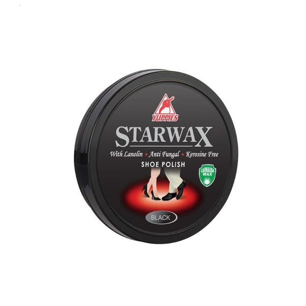 Yuppies Starwax Shoe Polish Paste 100ml Black