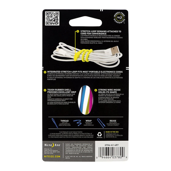 Nite Ize Gear Tie® Cordable™ Twist Tie - 4 pcs