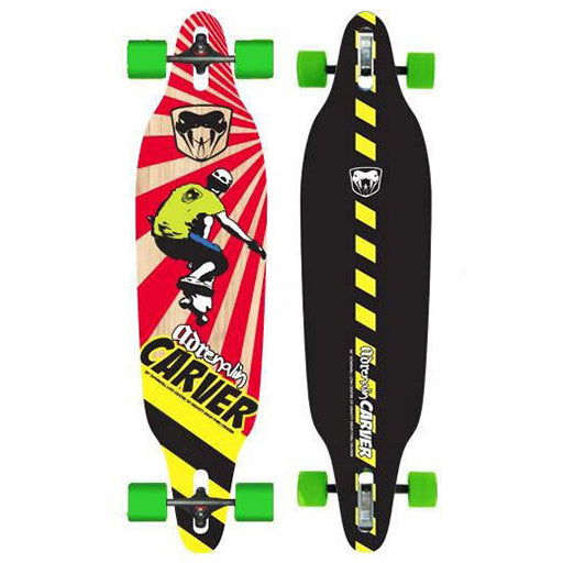 Land & Sea Adrenalin Carver Drop-Thru Street Skateboard 38"