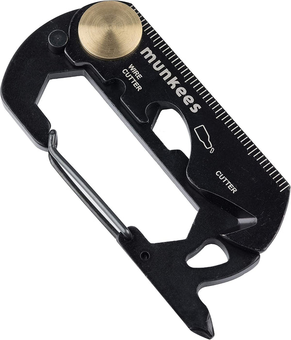 Munkees 13-Function Carabiner Card Tool