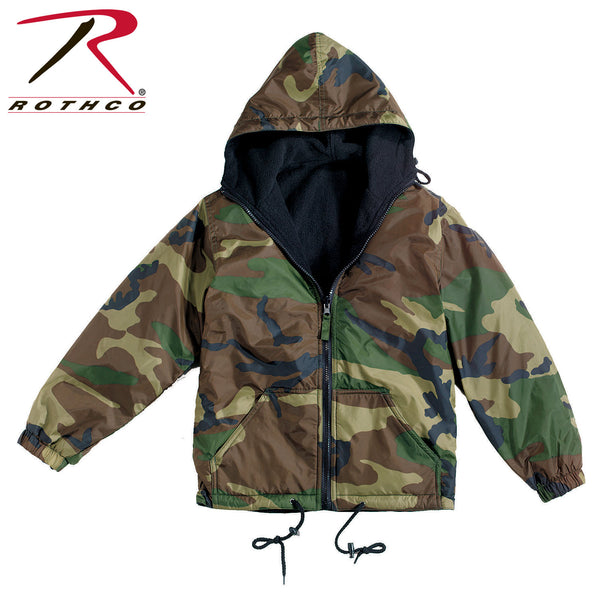 [CLEARANCE] Rothco Reversible Lined Jacket With Hood - Camo