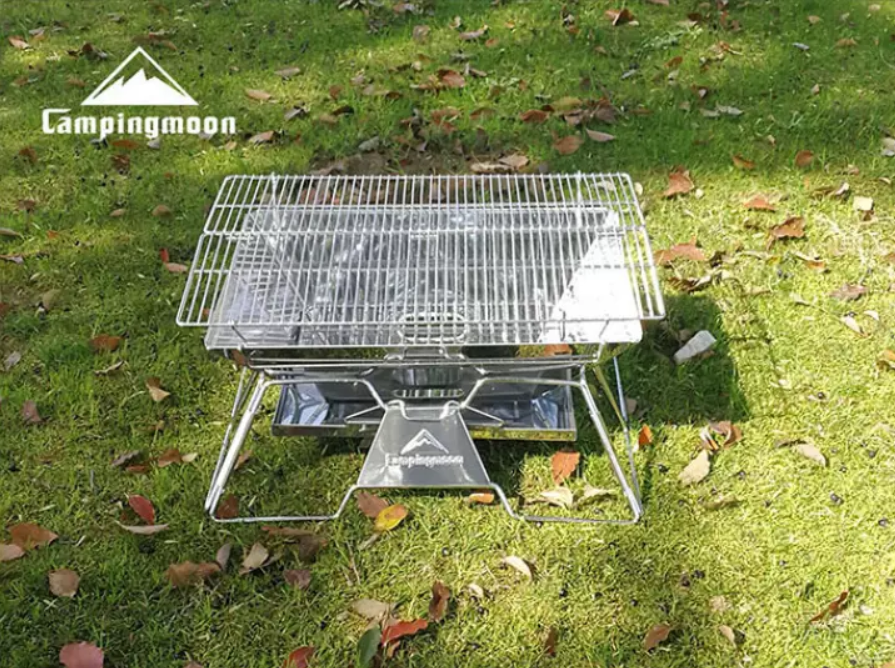 Campingmoon Portable Foldable BBQ Grill