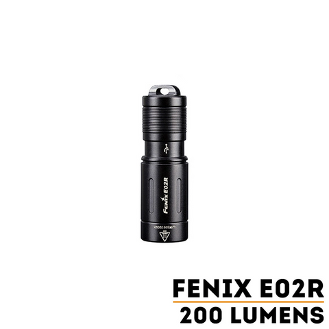 Fenix E02R Cree XP-G2 S3 white LED Flashlight 200 Lumens