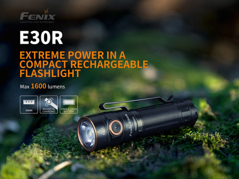 Fenix E30R Luminus SST40 LED Flashlight 1600 Lumens