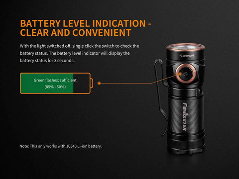 Fenix-E18R-EDC-Flashlight-battery-level