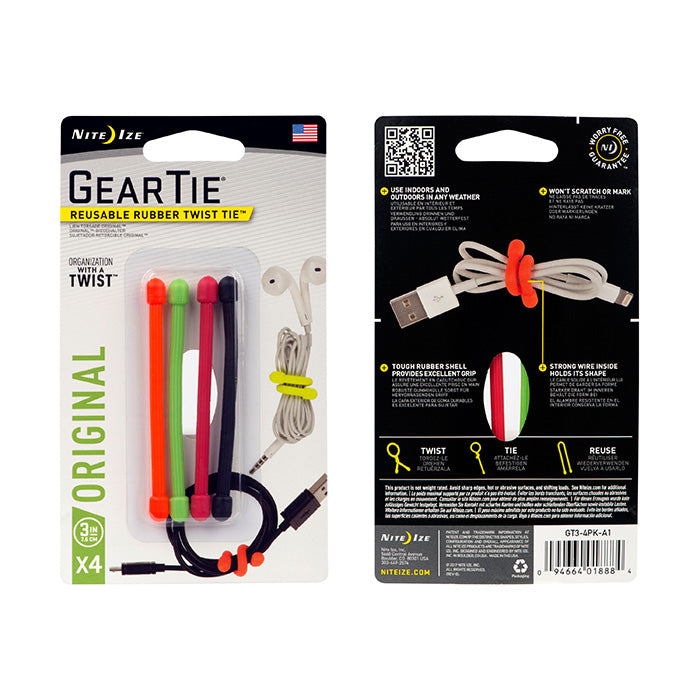 Nite Ize Gear Tie® Reusable Rubber Twist Tie™ 3