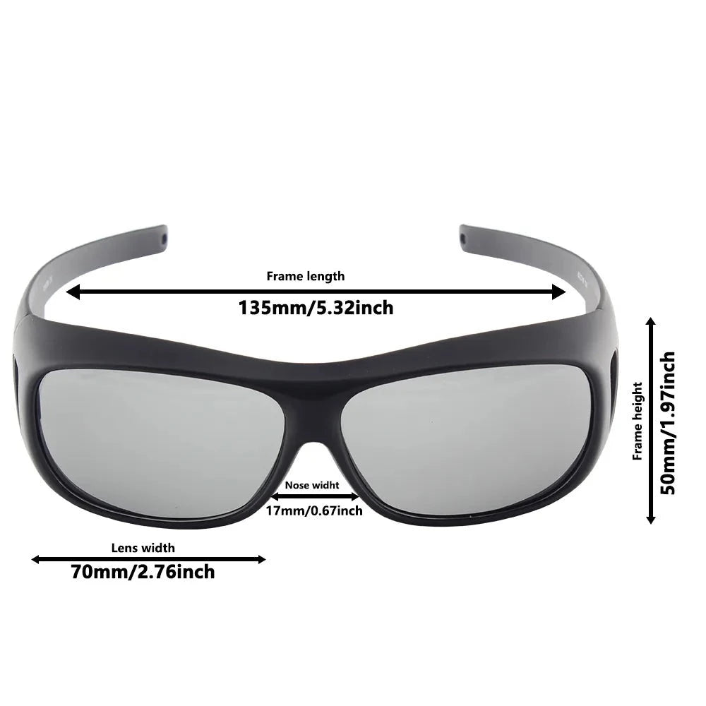 Xunqi DY-038 Fit Over Polarized Sunglass w/ Side Lens