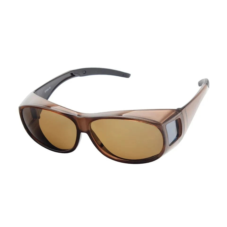 Xunqi DY-042 Fit Over Polarized Sunglass w/ Side Lens