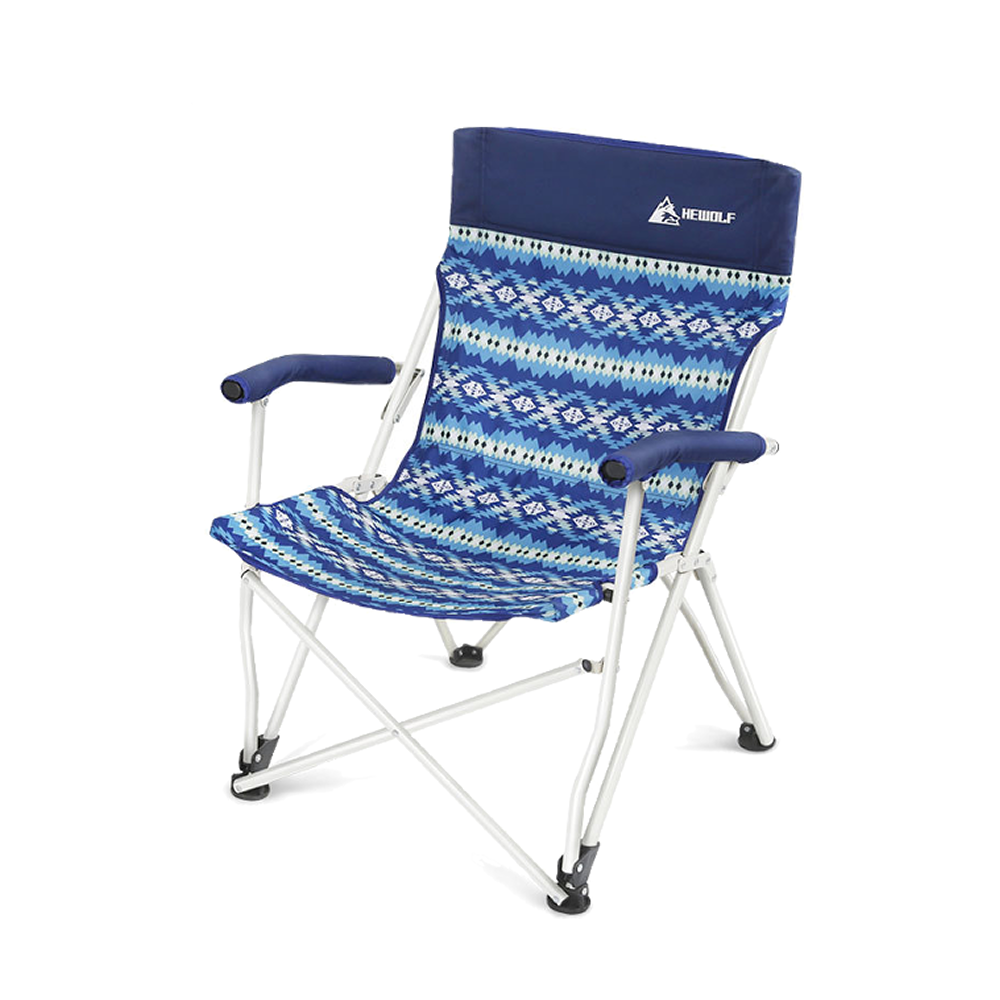 [CLEARANCE] Hewolf Folding Chair Blue Wave