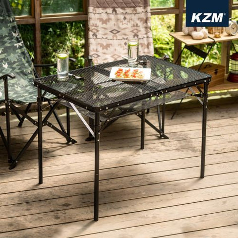 KZM Union Iron Mesh 2 Folding Table