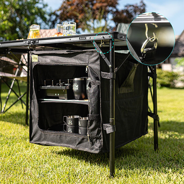 KZM Union Iron Table Hanging Organizer Cabinet