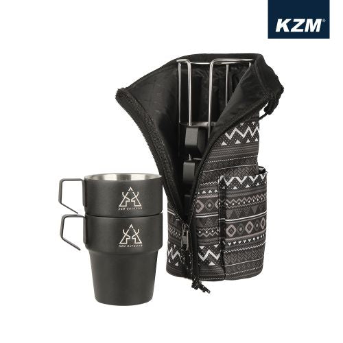 KZM New Black Mug 5p