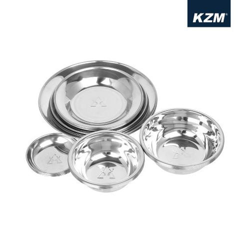 KZM Stainless Tableware Set 25pcs Set