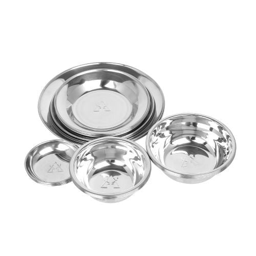 KZM Stainless Tableware Set 22pcs Set