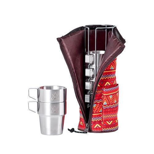 KZM Double Mug Set 6 Person