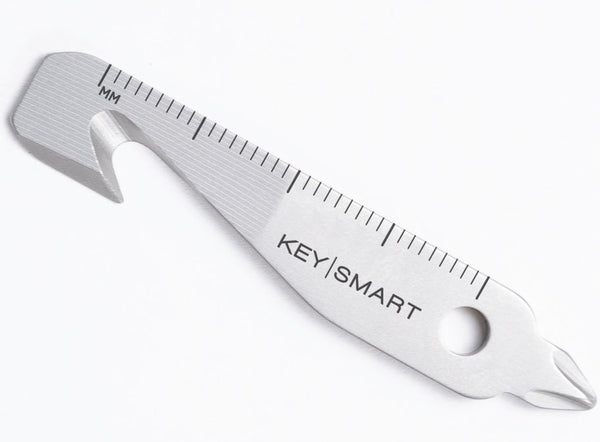 KeySmart Multi-tool 5-in-1 Keychain Tool (Stainless Steel)