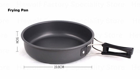 Hewolf 4-5 Person Outdoor Cookware