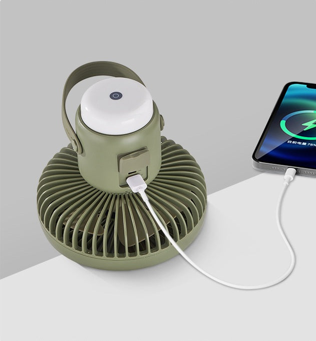 Naturehike Camping Fan w/ Magnetic Lamp