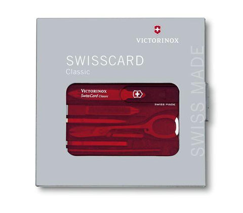 Victorinox Swisscard Classic Nailcare Red