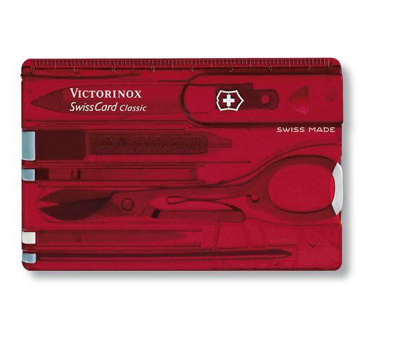 Victorinox Swisscard Classic Nailcare Red