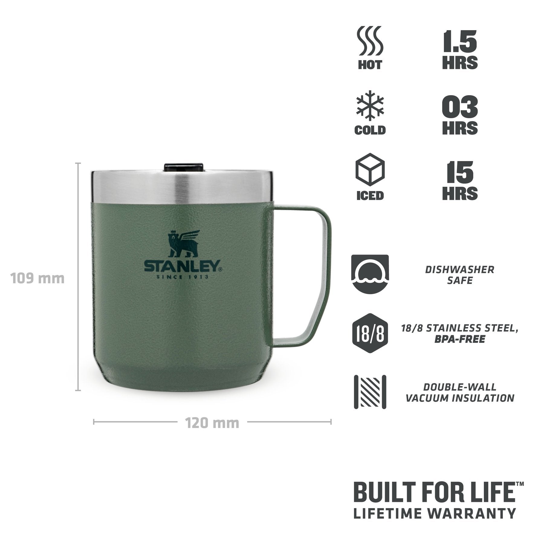 Stanley Classic Vacuum Camp Mug 12oz/0.35L