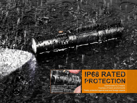 Fenix UC35-V2-flashlight-Waterproof