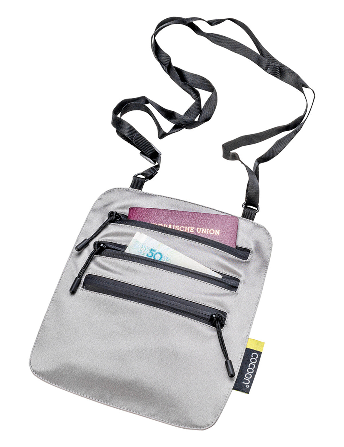 Cocoon Secret Neck Wallet / Silk