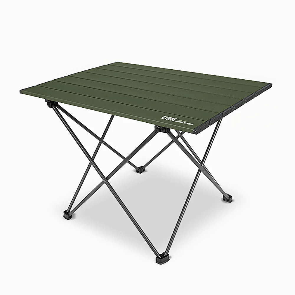 Etrol Brown Crab Aluminum Alloy Folding Table