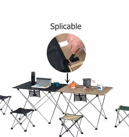 Naturehike Lightweight Folding Table Black