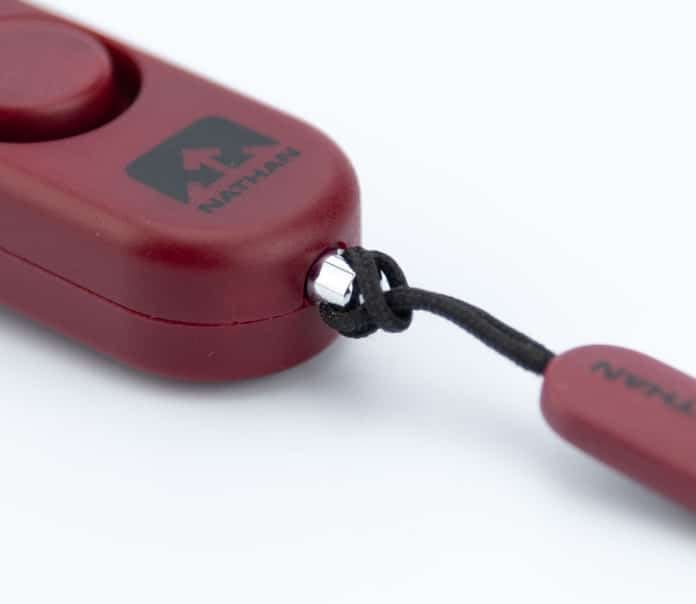 [CLEARANCE] Nathan Ripcord Personal Safety Alarm Red