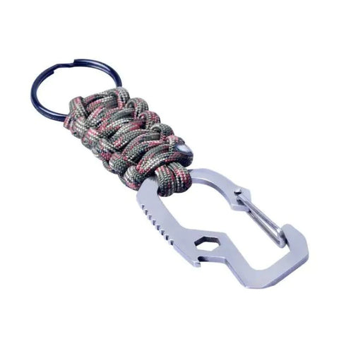 Munkees Multifunctional Carabiner with A Paracord