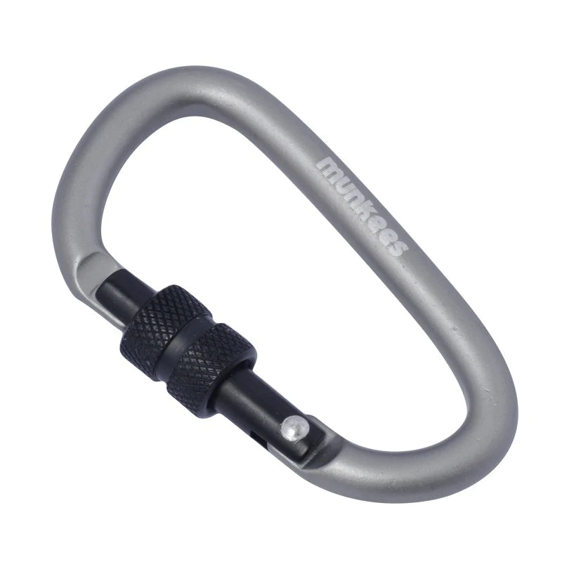 Munkees D-Shape Screw Lock Carabiner 6 x 60 mm