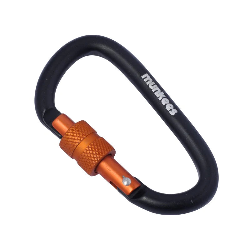 Munkees D-Shape Screw Lock Carabiner 6 x 60 mm