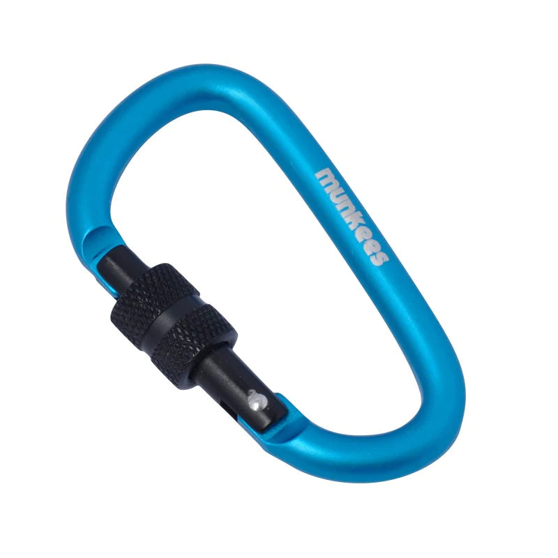 Munkees D-Shape Screw Lock Carabiner 6 x 60 mm