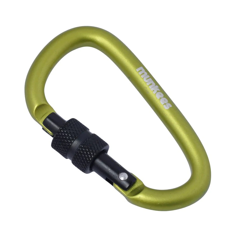Munkees D-Shape Screw Lock Carabiner 6 x 60 mm