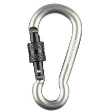 Munkees Pear-Shaped Screw Lock Carabiner